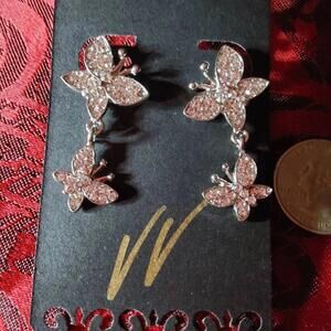 Glitter Butterfly Earrings